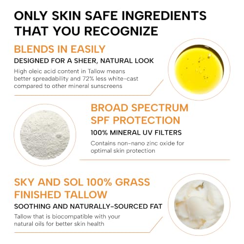 Sky & Sol SPF 50 Body Sunscreen Large 7.05 oz - Reef Safe Waterproof
