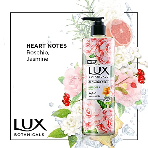 Lux Botanicals Glowing Skin Shower Gel - Natural Extracts, Paraben-Free, 450ml