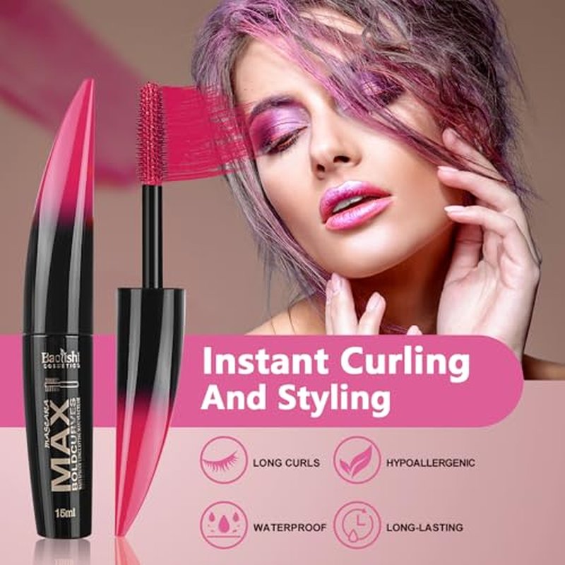 6 Colors Mascara Set, Colorful Mascara Waterproof Long-lasting Volumising Lengthening Curling, Create 3D Charming Eye Makeup, Brilliant Halloween/Christmas Gift Set for Women Teenage Girls#1