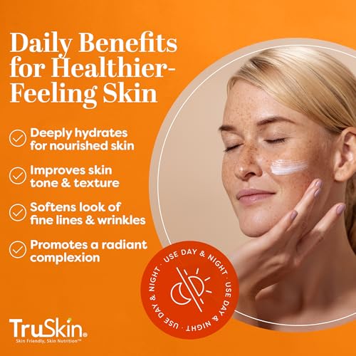 TruSkin Vitamin C Face Cream ? Brightening & Hydrating Daily Moisturizer with Vitamin E, B5, Jojoba Oil & Green Tea ? Smooth, Radiant-Looking Skin, 4 Fl Oz (Pack of 2)