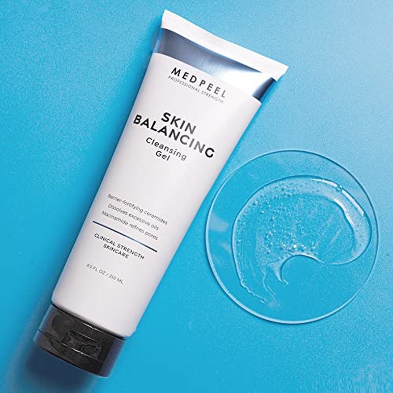 Medpeel Skin Balancing Cleansing Gel, Everyday Face Wash for Oily Skin; Refines Pores for a Smooth Complexion, 8.5 fl oz