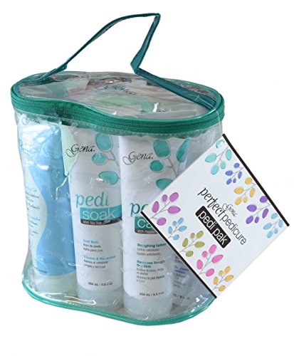Gena Pedi Pak Intro Kit - 7-Piece At Home Pedicure & Foot Care Set