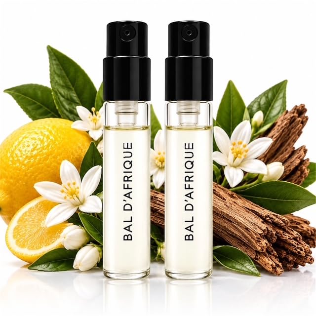 Unisex Woody Floral Perfume Sample Set - 2 Vials 2ml