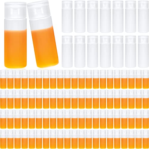 Mini Plastic Travel Sample Bottles Set - 12ml Flip Cap Containers