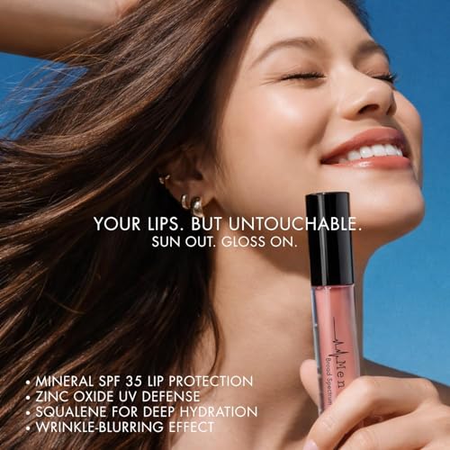 Nude Pink Tinted Lip Gloss - Beach & Summer, Long-Lasting & Hydrating, Variation: Nude Pink