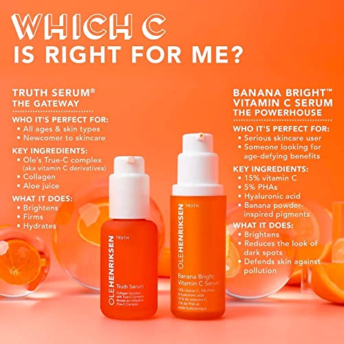 Ole Henriksen Truth Serum Collagen Booster 0.5 Fl Oz - Brightening Anti-Aging Face Serum