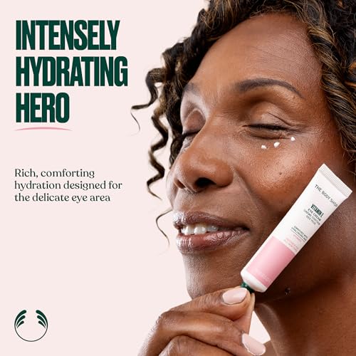 Vitamin E Eye Cream for All Skin Types - Vegan Hydrating 0.5 Fl Oz