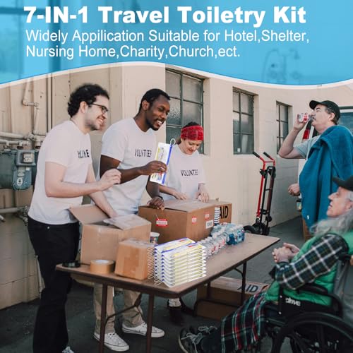 50 Sets Disposable Toothbrushes with Toothpaste & Travel Hygiene Kit - Bulk