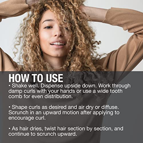 Curl Whipped Hair Mousse - Volume, Shine & Frizz Control for Wavy to Curly Hair - 8.5oz