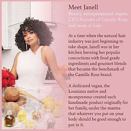 Camille Rose Honeycomb Curl Whip Texture-Defining Hair Styling Cream, with Honey and Nettle Root to Reduce Frizz, Nourish, and Add Shine, 12 fl oz