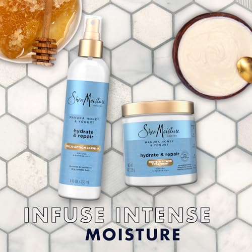 SheaMoisture Leave-In Conditioner & Hair Mask with Manuka Honey & Yogurt, 8 Oz