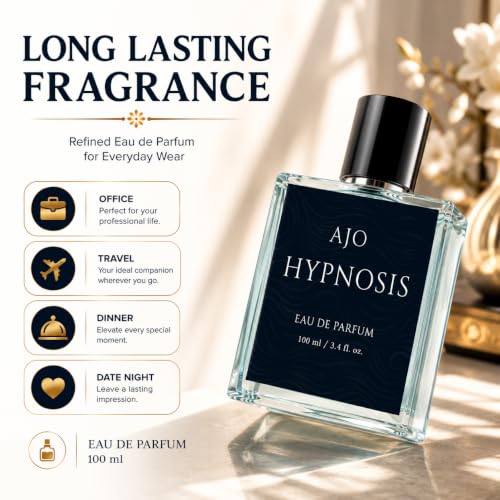 AJO Hypnosis Men’s Pheromone Cologne Eau de Parfum 100ml Long-Lasting Fragrance