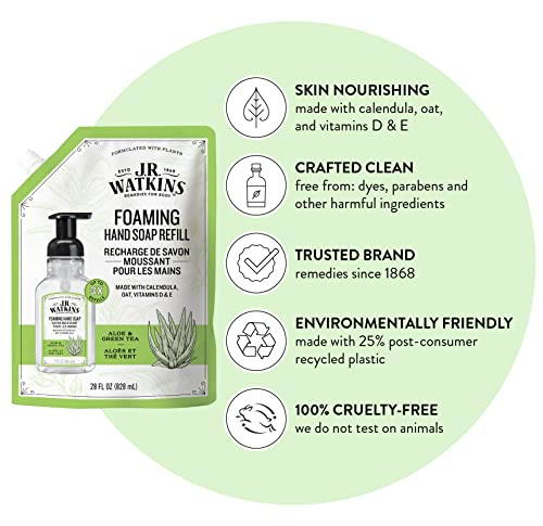 Liquid Foaming Hand Soap Refill Aloe & Green Tea Pack of 1
