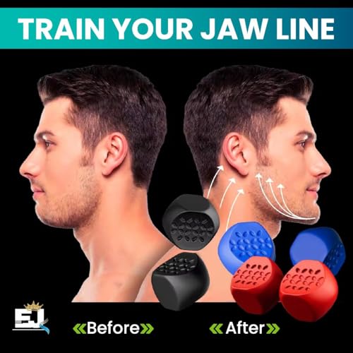 EdJay Jaw Exerciser - Facial Muscle Toner & Jawline Shaper for Men & Women