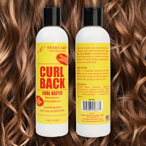 Star Care Curl Back Curl Keeper 8oz 2 Pack - Hydrating Curl Styling & Treatment