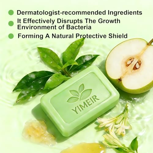 Tea Tree Soap Handmade, About 4.5Oz, Tea Tree Oil Soap Bar for Face & Body - Natural Acne Treatment, Deep Cleansing for Oily & Sensitive Skin, Antibacterial & Soothing Bath Washing Soap