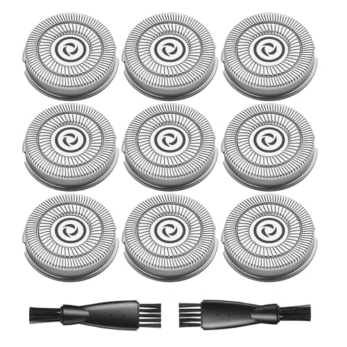 9 Pack Replacement Blades for Rategist Electric Shaver WD-787 - Compatible Model