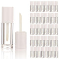 40PCS White Mini Lip Gloss Tubes 2.5ml with Wand Applicator - COSIDEA