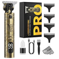 Men's Beard Trimmer with Metal Vintage Body, Precise T-Blade, Long Battery Life