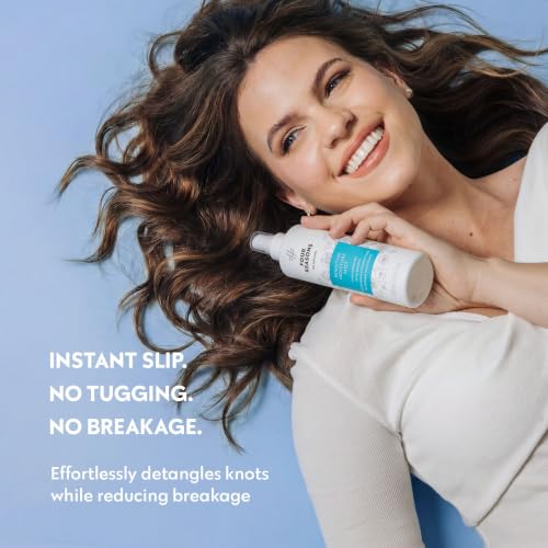 Sensitive Hair Mist - Fragrance-Free Leave-In Conditioner & Heat Protectant - Moisturizing Detangler & Anti-Frizz Spray - 8.5 fl oz