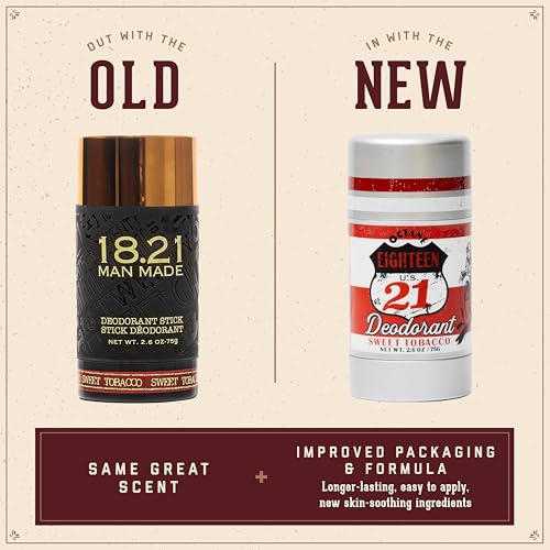 18.21 Man Made Long-Lasting Deodorant for Men Sweet Tobacco Variation
