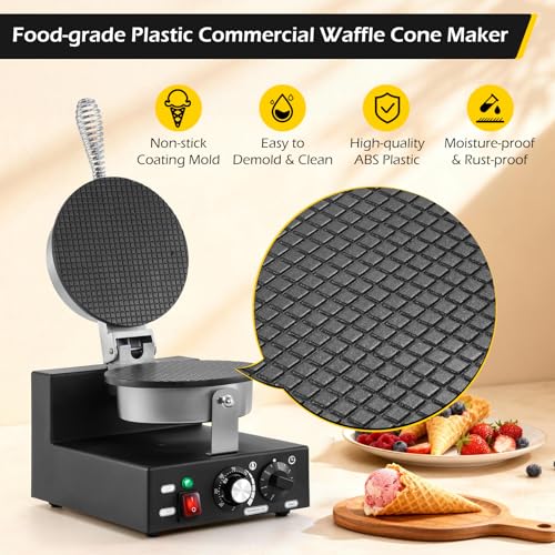 Commercial Ice Cream Waffle Cone Maker - High-Performance Electric Machine