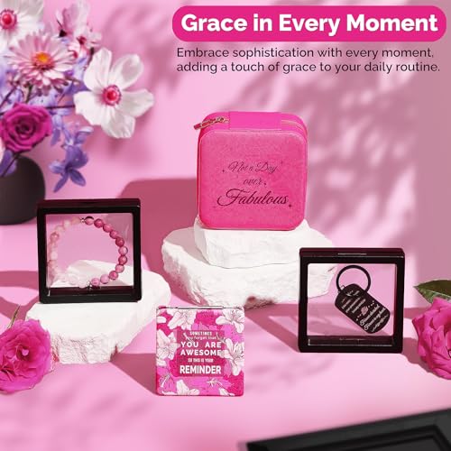 Pink Birthday Gifts for Women, Gift Box for Women, Gift Basket for Teen Girls, Birthday Gift Sets for Sister, Mom, Girls