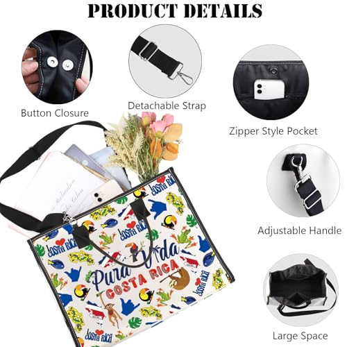 G2TUP Costa Rica Makeup Bag Costa Rica Travel Gifts Costa Rica Gifts Costa Rica Vacation Zipper Bag (Costa Rica TG2)