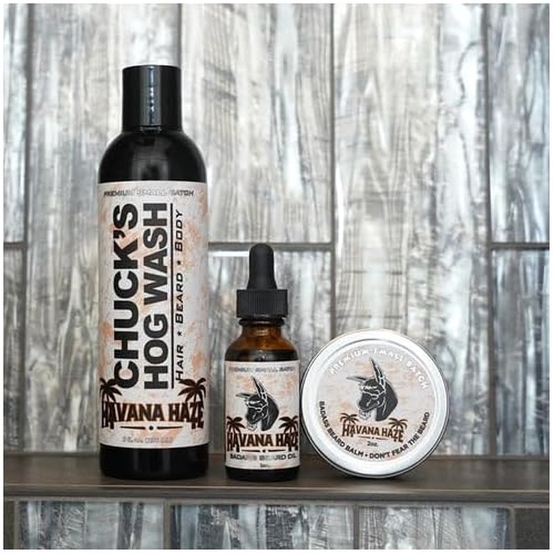 Badass Beard Care Beard Oil For Men - Havana Haze, 1 oz - 100% Natural and Organic Food-grade Ingredients, Soften Hair and Hydrate Skin
