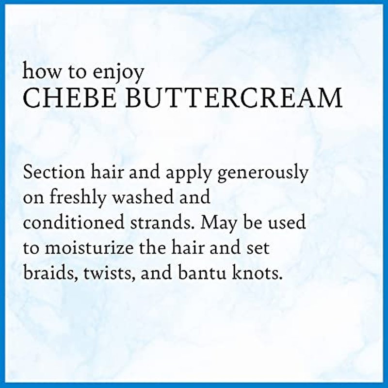 Camille Rose Black Castor Oil & Chebe Buttercream, Strengthening and Styling Butter to Restore Moisture for Thick, Textured Hair, 8 oz