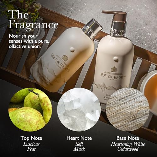 Molton Brown Milk Musk Body Wash - Vegan Fragrant 10 fl oz for Sensitive Skin
