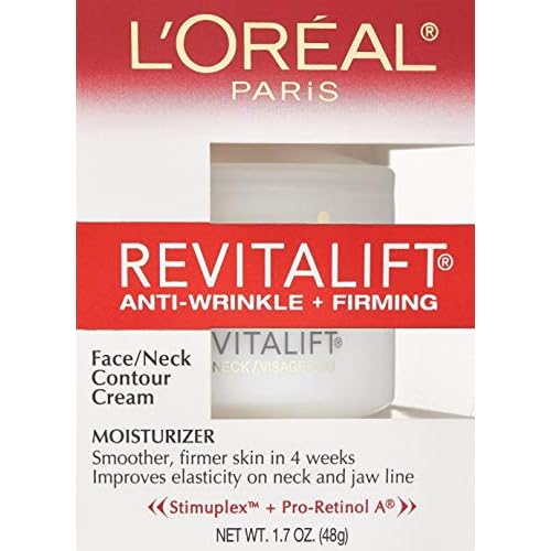 L¡¯Oreal ParisRevitalift Face & Neck Anti-Wrinkle & Firming Moisturizer Day Cream 1.70 oz (Pack of 4)