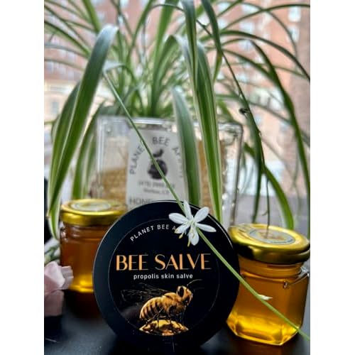 UNSCENTED BEE SALVE 1oz ? Beeswax & Propolis Skin Moisturizer ? All Natural, Small Batch