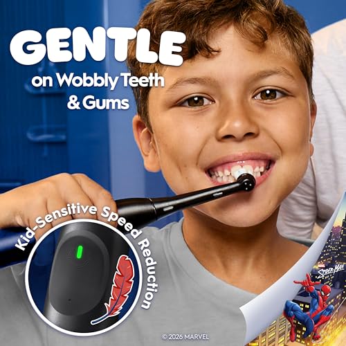 Kids Electric Toothbrush Spiderman Limited Rechargeable - 1 Pack