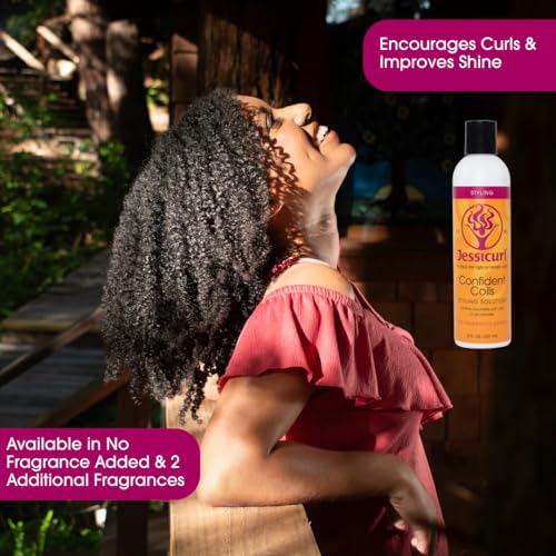 Jessicurl Confident Coils Styling Solution Citrus Lavender 8 Fl Oz - Curl Cream for Frizz & Humidity Control