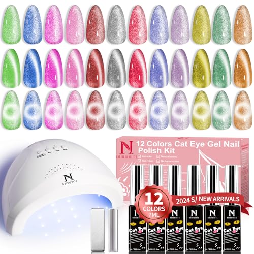 24 Sets Christmas Gift Christmas Nail File Santa Emery Boards Christmas Cutout Hat Filler Manicure Tools with 24 Emery Boards 24 Cutout 24 Ribbon and 24 Gift Bag