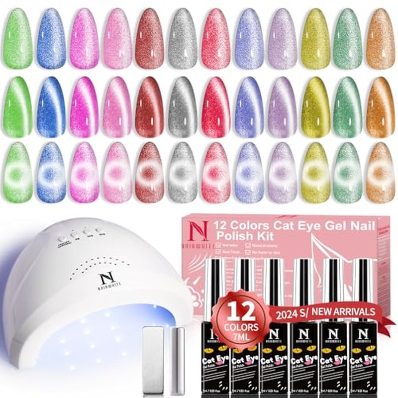24 Sets Christmas Gift Christmas Nail File Santa Emery Boards Christmas Cutout Hat Filler Manicure Tools with 24 Emery Boards 24 Cutout 24 Ribbon and 24 Gift Bag