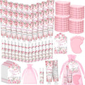 Pink Flowers Baby Shower Favors Gift Set for Guests - 30 Items