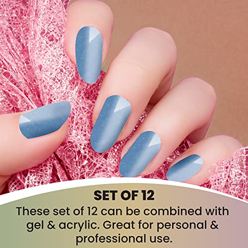 Mia Secret Color Changing Nail Powder MOOD Collection, Set of 12 colors, ¨ù oz.
