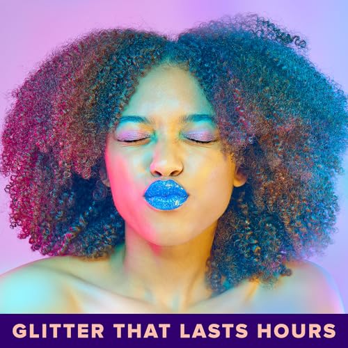UNICORN SNOT Quiet Riot Glitter Lip Duo | 2-in-1 Set: Matte Lipstick & Plastic-Free Glitter | 0.15oz Red Lipstick & 0.16oz Gloss, Clash