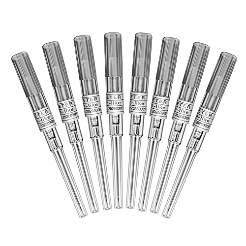 Catheter Piercing Needles 16G 50pcs Stainless Steel Cannula for Body Piercing - Safe Disposable
