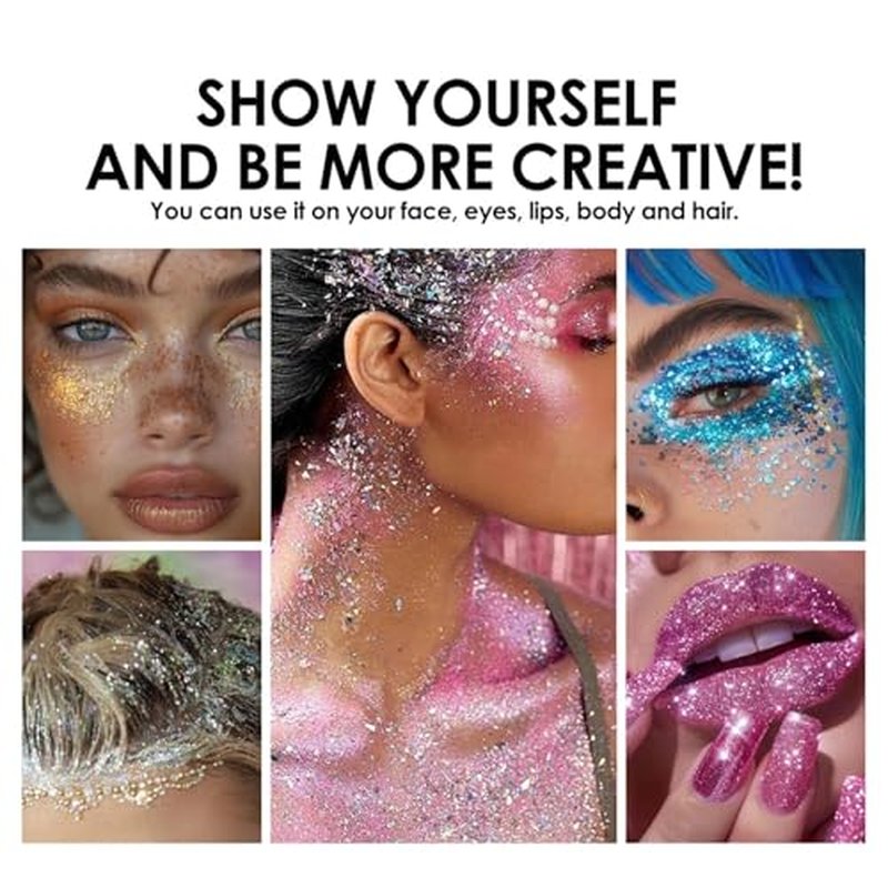 Body Glitter Face Glitter Gel Hair Glitter Self Glitter Gel Party Accessories (02)