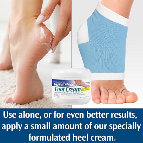 Moisturizing Heel Sleeves with Mineral Oil - Softening & Repair, Reusable Pair