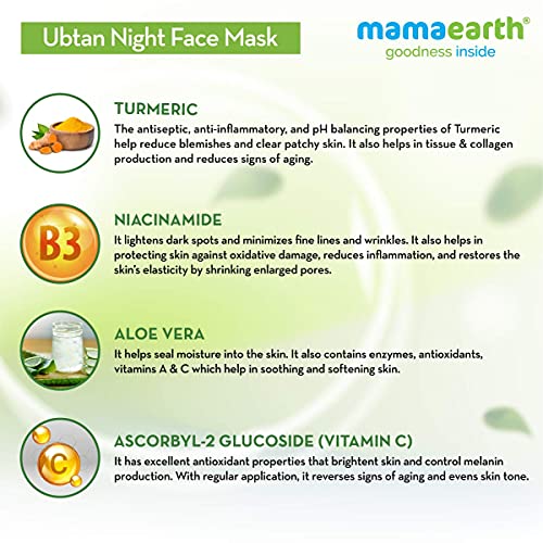 Mamaearth Ubtan Tan Removal Facial Kit | Face Wash, Scrub & Mask Combo for Glowing, Revitalize Skin With Turmeric, Saffron & Walnut | Paraben & Sulfate Free | For All Skin Types