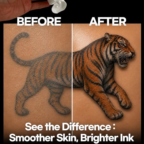 Unscented Tattoo Aftercare Lotion - Moisturizing Balm for Inked Skin - Variation 1