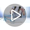 Blue 16-Inch METRONIC Impulse Sealer Manual Heat Plastic Bag Sealing Machine