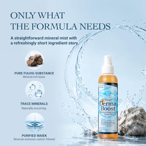 Rejuvenating Skin Spray Mist - Natural Vitamin & Mineral Nourishment, 8 fl oz