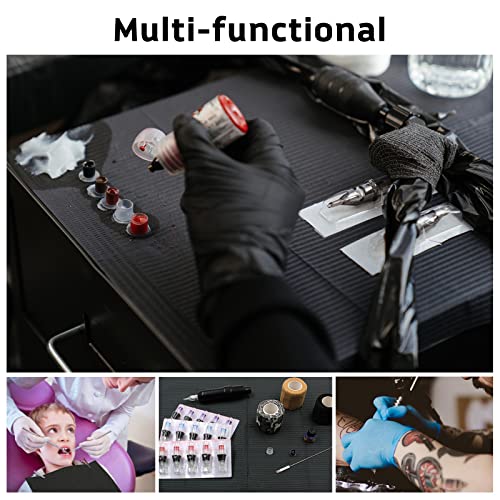 614Pcs Tattoo Practice Kit for Beginners with Fake Skin Sheets Ink Caps & Accessories