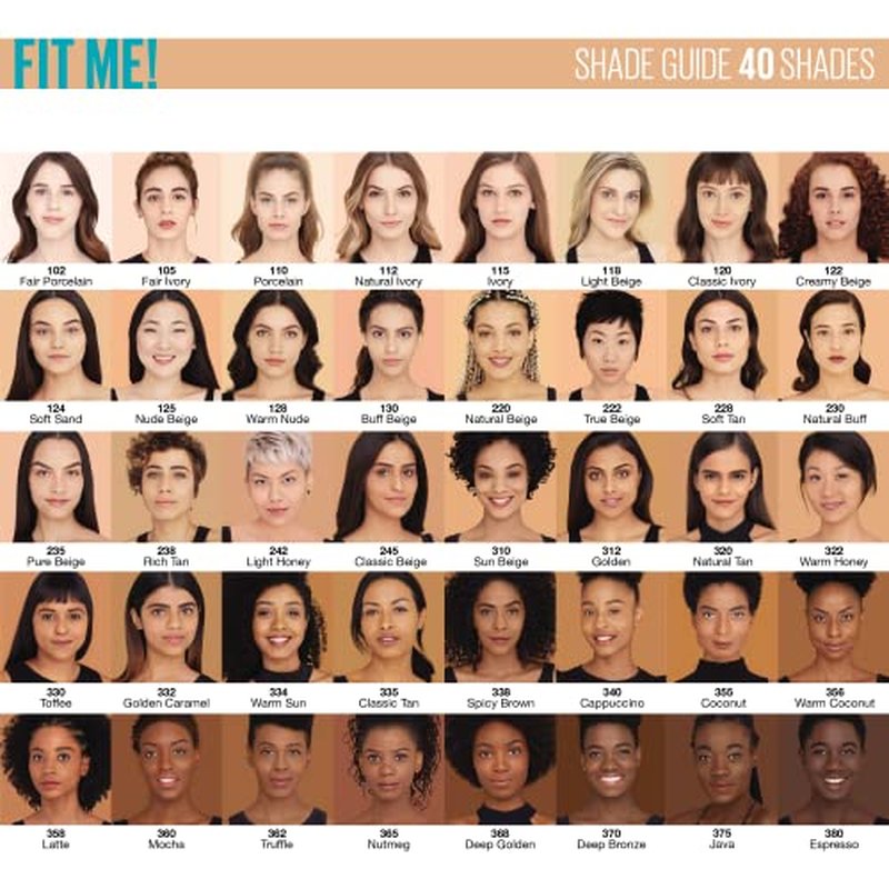 Maybelline Fit Me Matte + Poreless Liquid Foundation + Fit Me Mattifying Primer Makeup Bundle, Includes 1 Foundation in Creamy Beige and 1 Primer