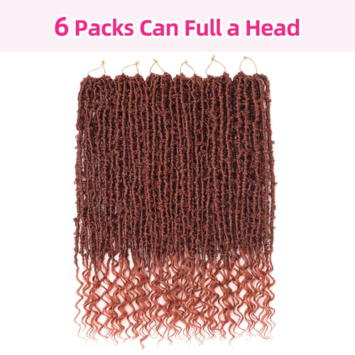 24 Inch Butterfly Locs Crochet Hair - Goddess Locs Synthetic Hair 6 Packs